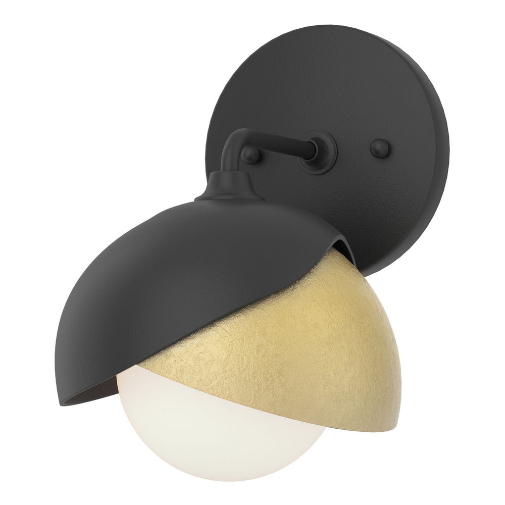 Hubbardton Forge - One Light Bath Sconce - Brooklyn - Black- Union Lighting Luminaires Decor