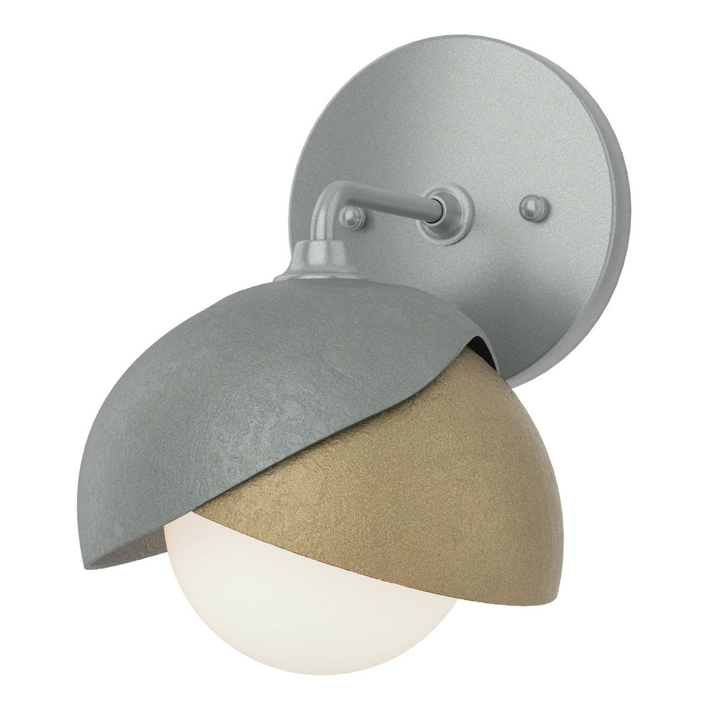 Hubbardton Forge - One Light Bath Sconce - Brooklyn - Vintage Platinum- Union Lighting Luminaires Decor