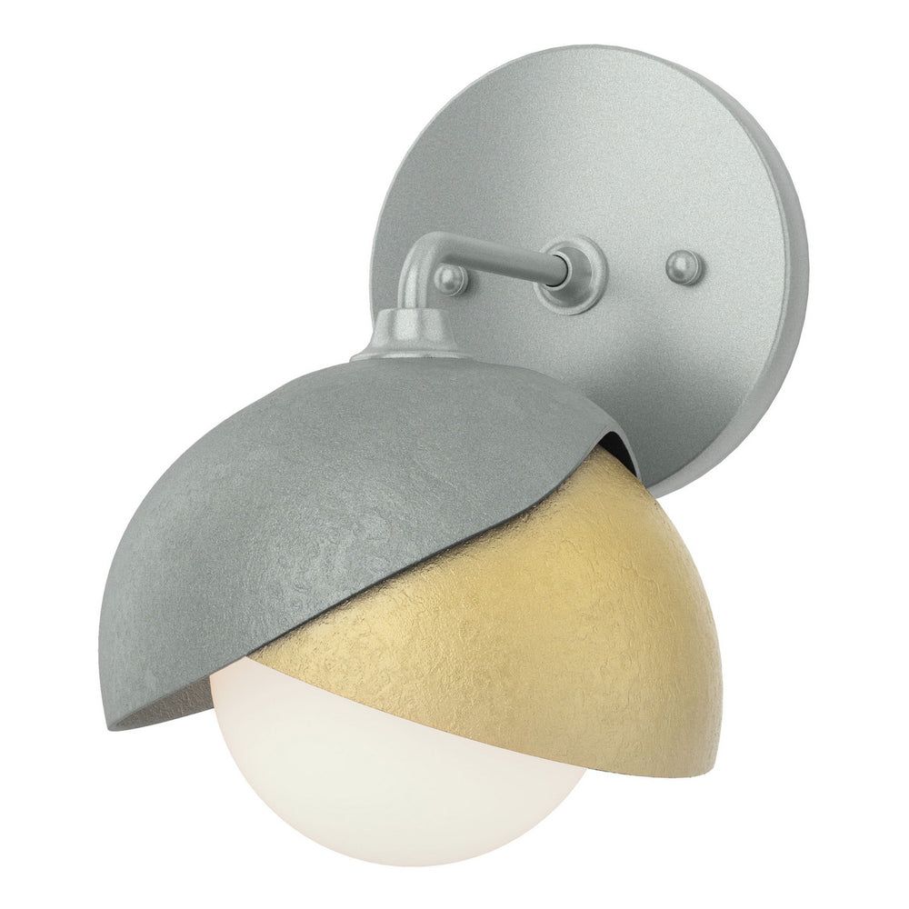 Hubbardton Forge - One Light Bath Sconce - Brooklyn - Vintage Platinum- Union Lighting Luminaires Decor