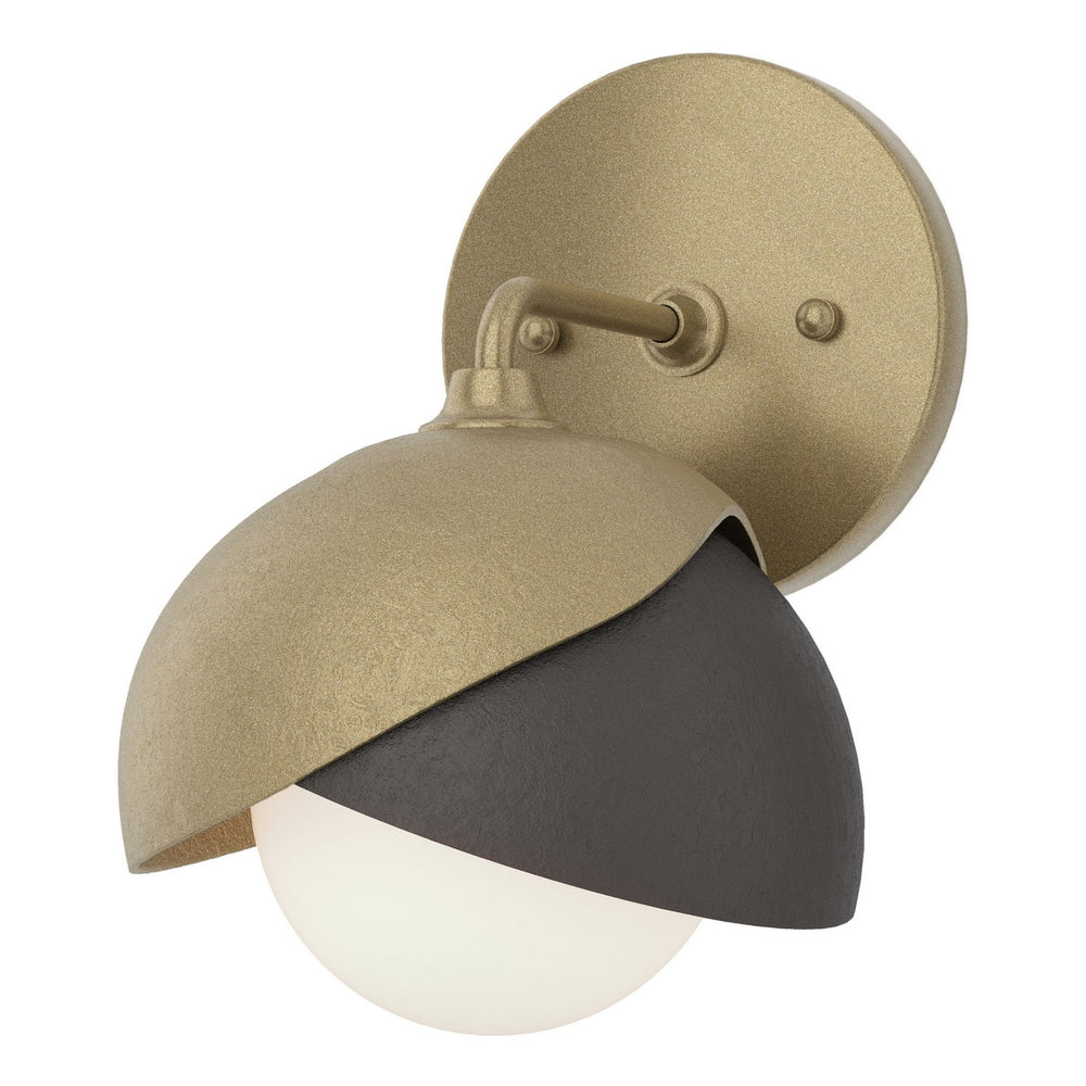 Hubbardton Forge - One Light Bath Sconce - Brooklyn - Soft Gold- Union Lighting Luminaires Decor