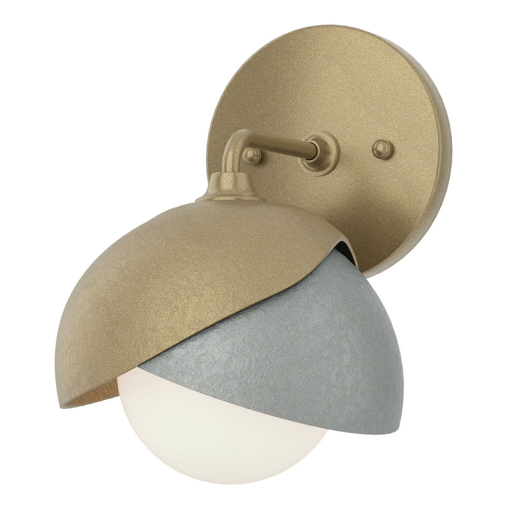 Hubbardton Forge - One Light Bath Sconce - Brooklyn - Soft Gold- Union Lighting Luminaires Decor