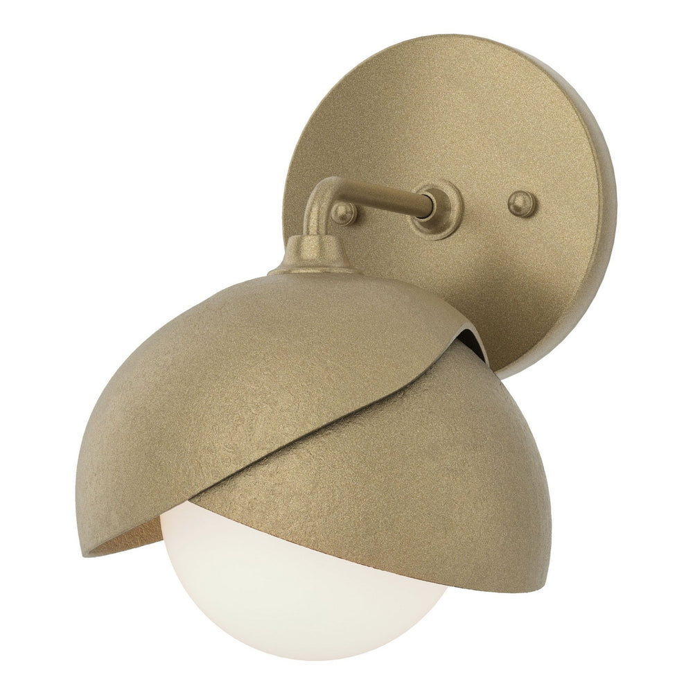 Hubbardton Forge - One Light Bath Sconce - Brooklyn - Soft Gold- Union Lighting Luminaires Decor