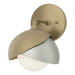 Hubbardton Forge - One Light Bath Sconce - Brooklyn - Soft Gold- Union Lighting Luminaires Decor