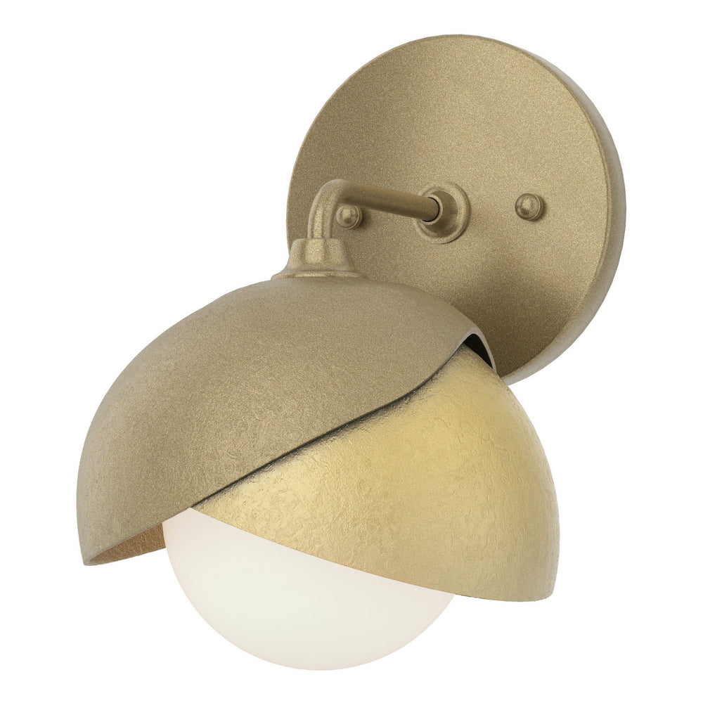 Hubbardton Forge - One Light Bath Sconce - Brooklyn - Soft Gold- Union Lighting Luminaires Decor