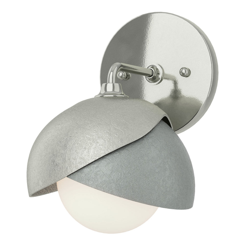Hubbardton Forge - One Light Bath Sconce - Brooklyn - Sterling- Union Lighting Luminaires Decor