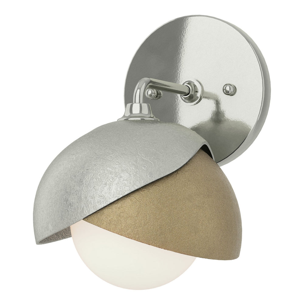 Hubbardton Forge - One Light Bath Sconce - Brooklyn - Sterling- Union Lighting Luminaires Decor