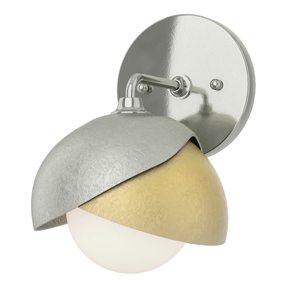 Hubbardton Forge - One Light Bath Sconce - Brooklyn - Sterling- Union Lighting Luminaires Decor