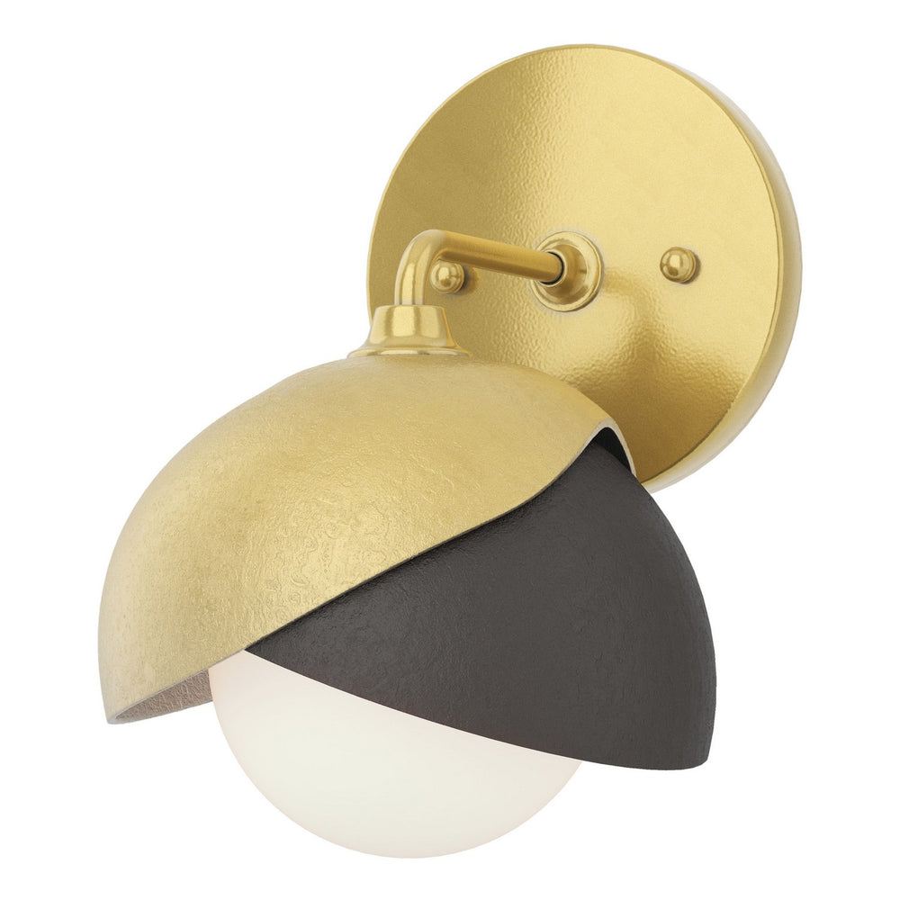 Hubbardton Forge - One Light Bath Sconce - Brooklyn - Modern Brass- Union Lighting Luminaires Decor