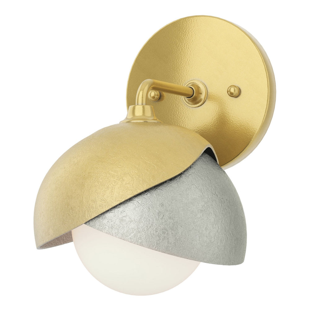 Hubbardton Forge - One Light Bath Sconce - Brooklyn - Modern Brass- Union Lighting Luminaires Decor