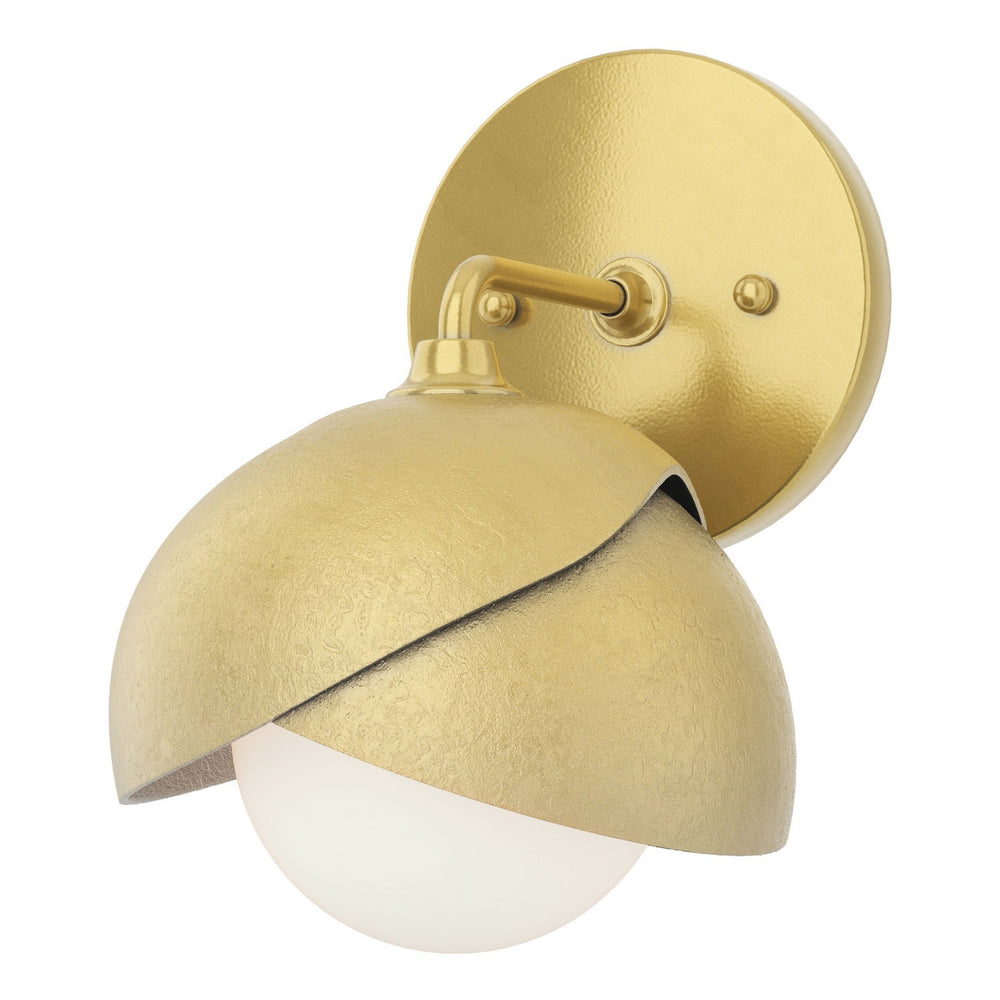 Hubbardton Forge - One Light Bath Sconce - Brooklyn - Modern Brass- Union Lighting Luminaires Decor