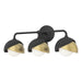 Hubbardton Forge - Three Light Bath Sconce - Brooklyn - Black- Union Lighting Luminaires Decor