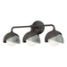 Hubbardton Forge - Three Light Bath Sconce - Brooklyn - Oil Rubbed Bronze- Union Lighting Luminaires Decor