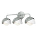Hubbardton Forge - Three Light Wall Sconce - Brooklyn - Vintage Platinum- Union Lighting Luminaires Decor
