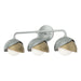 Hubbardton Forge - Three Light Bath Sconce - Brooklyn - Vintage Platinum- Union Lighting Luminaires Decor