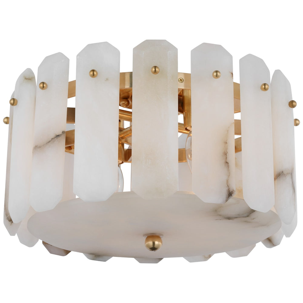 Visual Comfort Signature Canada - Four Light Flush Mount - Bonnington - Hand-Rubbed Antique Brass- Union Lighting Luminaires Decor