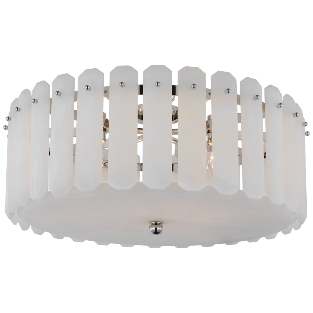Visual Comfort Signature Canada - Five Light Flush Mount - Bonnington - Polished Nickel- Union Lighting Luminaires Decor