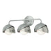 Hubbardton Forge - Three Light Bath Sconce - Brooklyn - Vintage Platinum- Union Lighting Luminaires Decor