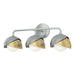 Hubbardton Forge - Three Light Bath Sconce - Brooklyn - Vintage Platinum- Union Lighting Luminaires Decor