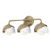 Hubbardton Forge - Three Light Wall Sconce - Brooklyn - Soft Gold- Union Lighting Luminaires Decor