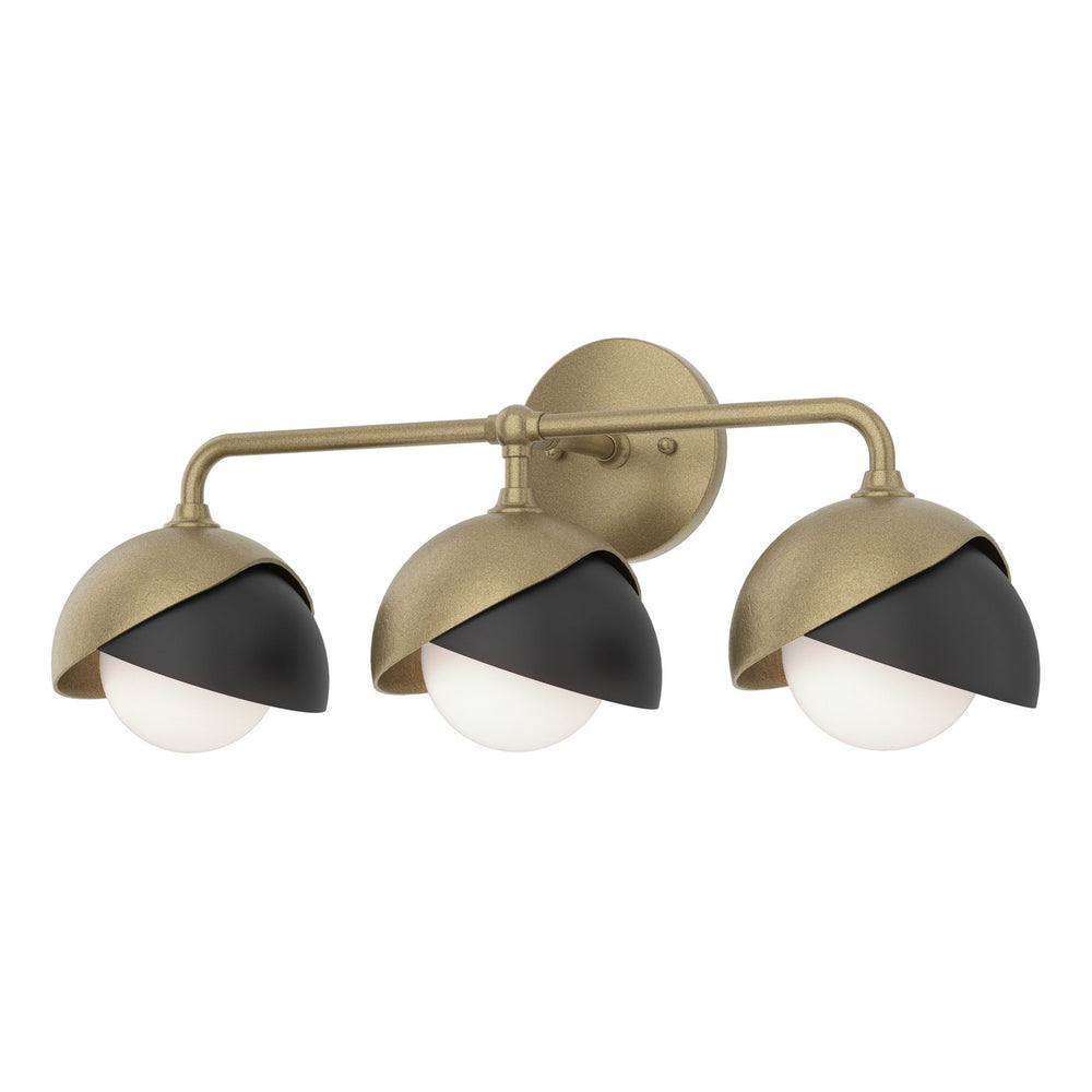 Hubbardton Forge - Three Light Bath Sconce - Brooklyn - Soft Gold- Union Lighting Luminaires Decor