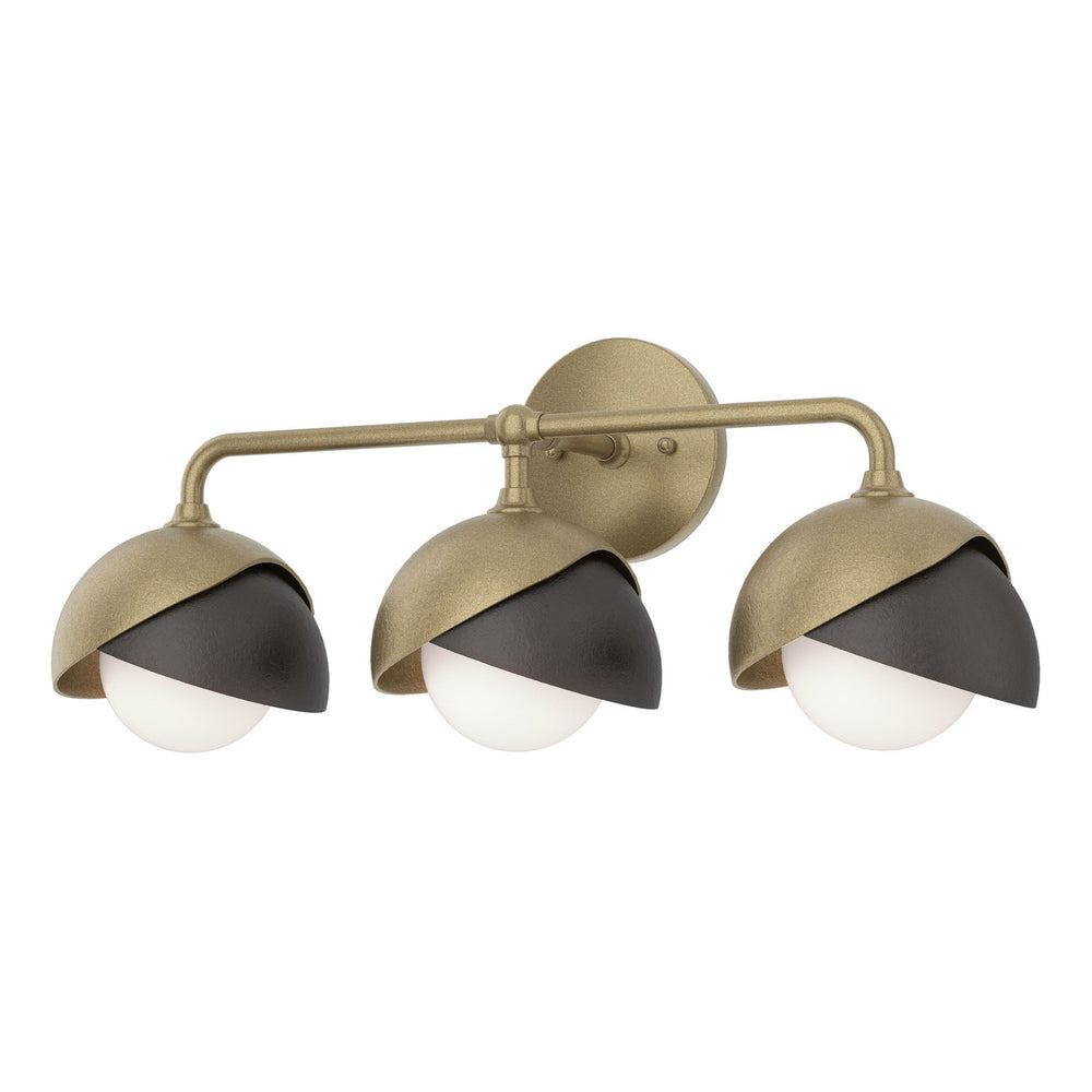 Hubbardton Forge - Three Light Bath Sconce - Brooklyn - Soft Gold- Union Lighting Luminaires Decor