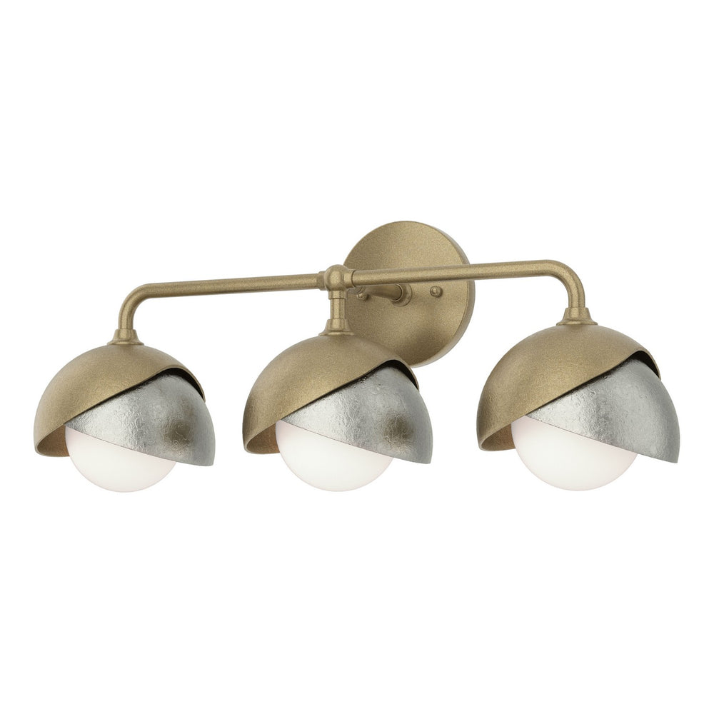 Hubbardton Forge - Three Light Bath Sconce - Brooklyn - Soft Gold- Union Lighting Luminaires Decor