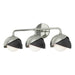 Hubbardton Forge - Three Light Bath Sconce - Brooklyn - Sterling- Union Lighting Luminaires Decor