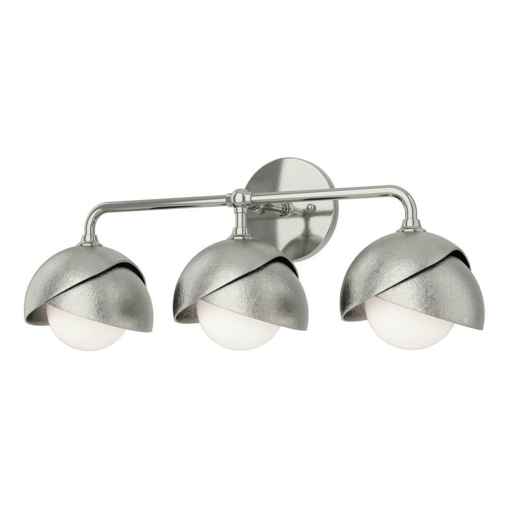Hubbardton Forge - Three Light Bath Sconce - Brooklyn - Sterling- Union Lighting Luminaires Decor