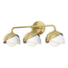 Hubbardton Forge - Three Light Wall Sconce - Brooklyn - Modern Brass- Union Lighting Luminaires Decor
