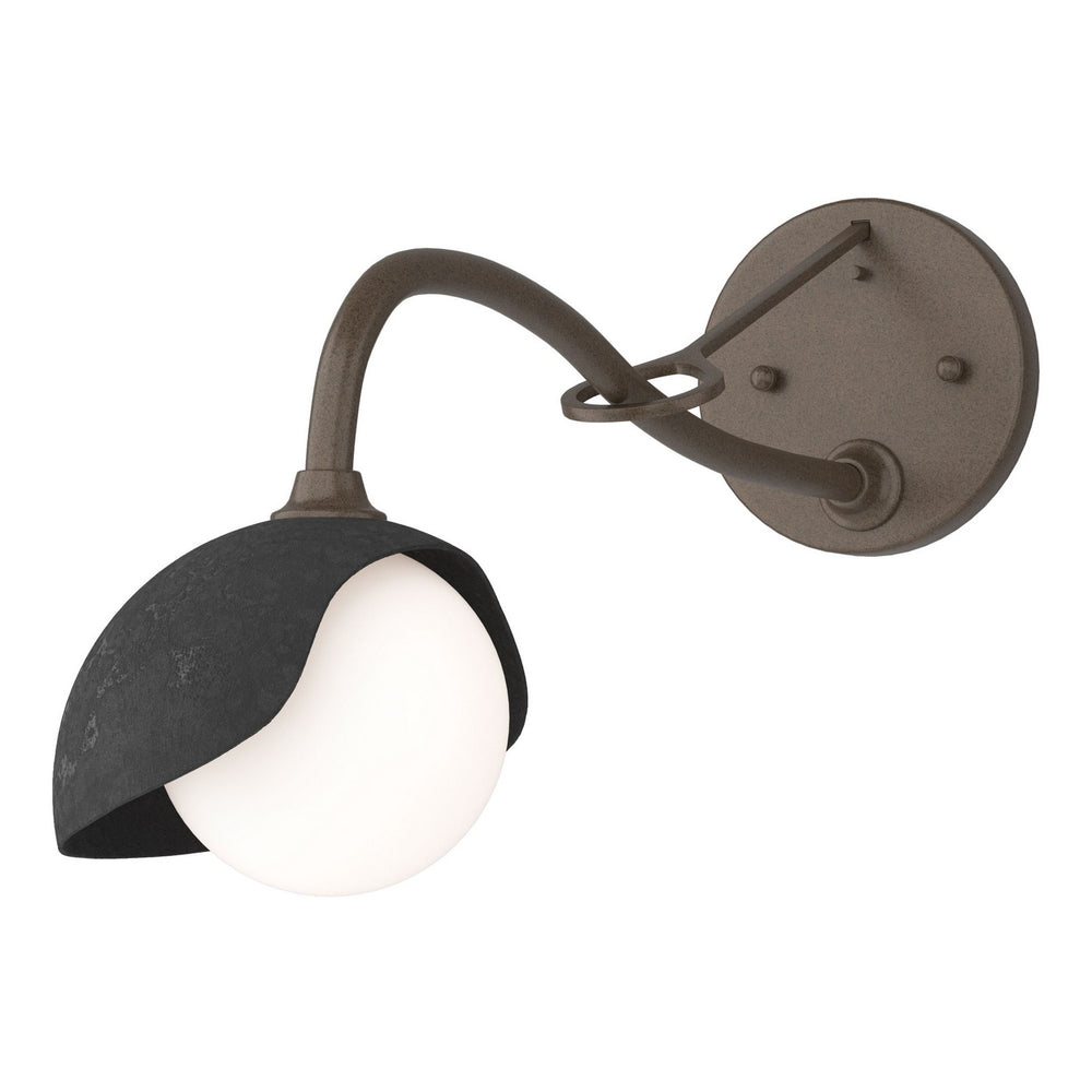 Hubbardton Forge - One Light Wall Sconce - Brooklyn - Bronze- Union Lighting Luminaires Decor
