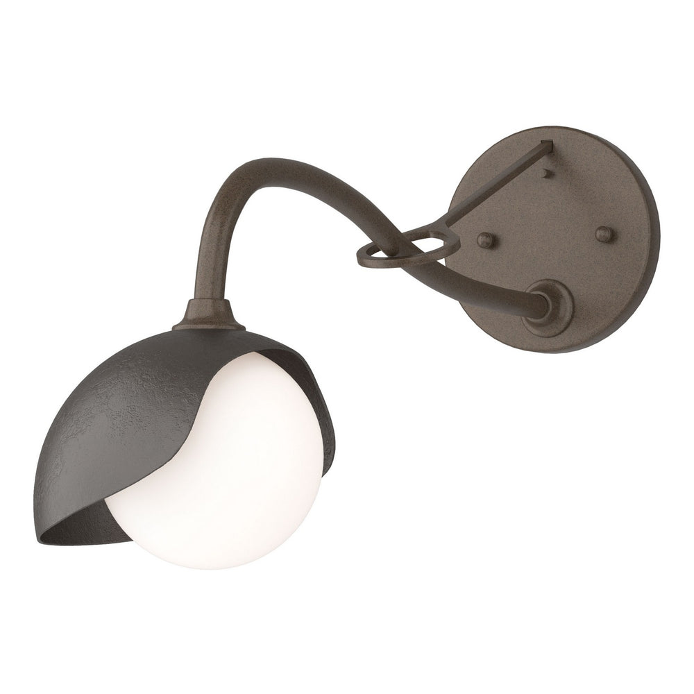 Hubbardton Forge - One Light Wall Sconce - Brooklyn - Bronze- Union Lighting Luminaires Decor