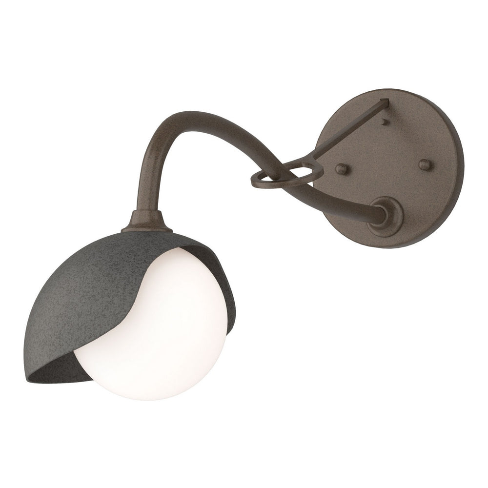 Hubbardton Forge - One Light Wall Sconce - Brooklyn - Bronze- Union Lighting Luminaires Decor