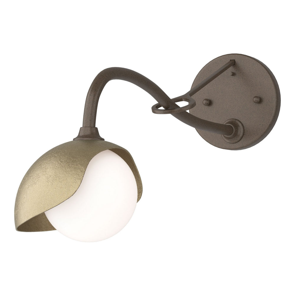 Hubbardton Forge - One Light Wall Sconce - Brooklyn - Bronze- Union Lighting Luminaires Decor
