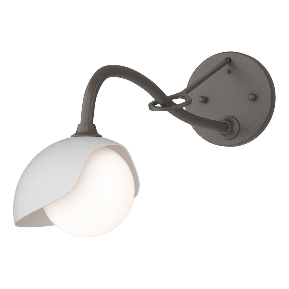 Hubbardton Forge - One Light Wall Sconce - Brooklyn - Dark Smoke- Union Lighting Luminaires Decor