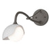 Hubbardton Forge - One Light Wall Sconce - Brooklyn - Dark Smoke- Union Lighting Luminaires Decor
