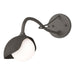Hubbardton Forge - One Light Wall Sconce - Brooklyn - Dark Smoke- Union Lighting Luminaires Decor