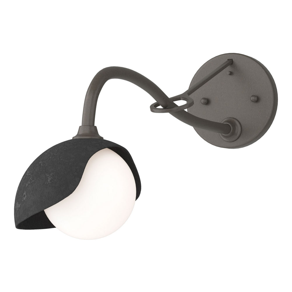 Hubbardton Forge - One Light Wall Sconce - Brooklyn - Dark Smoke- Union Lighting Luminaires Decor