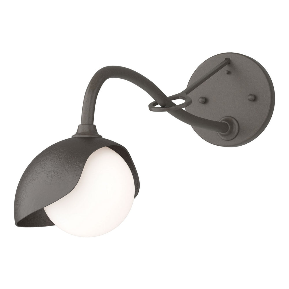 Hubbardton Forge - One Light Wall Sconce - Brooklyn - Dark Smoke- Union Lighting Luminaires Decor