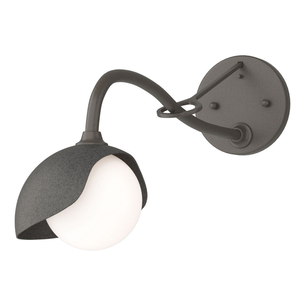 Hubbardton Forge - One Light Wall Sconce - Brooklyn - Dark Smoke- Union Lighting Luminaires Decor