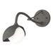 Hubbardton Forge - One Light Wall Sconce - Brooklyn - Dark Smoke- Union Lighting Luminaires Decor