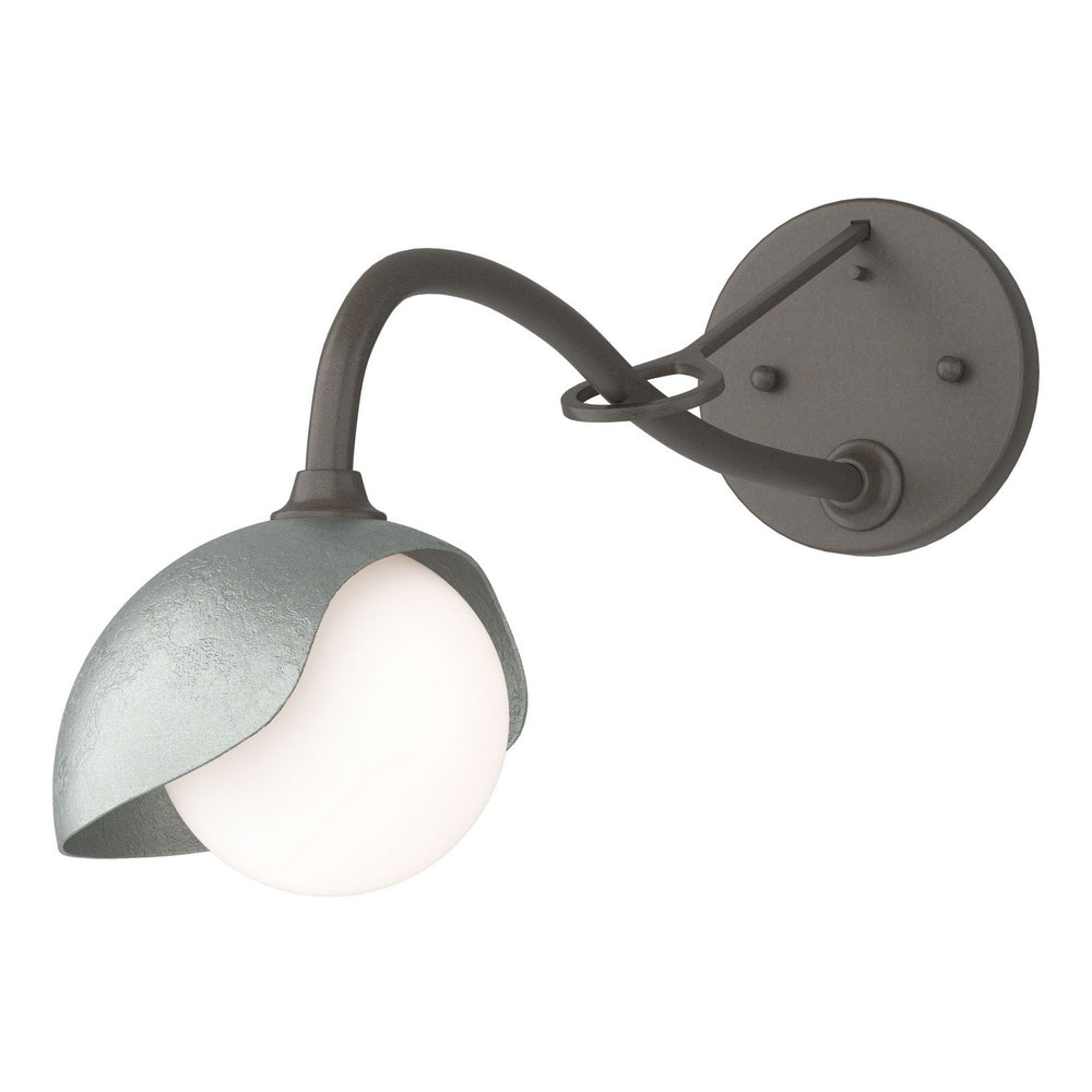 Hubbardton Forge - One Light Wall Sconce - Brooklyn - Dark Smoke- Union Lighting Luminaires Decor