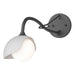 Hubbardton Forge - One Light Wall Sconce - Brooklyn - Black- Union Lighting Luminaires Decor