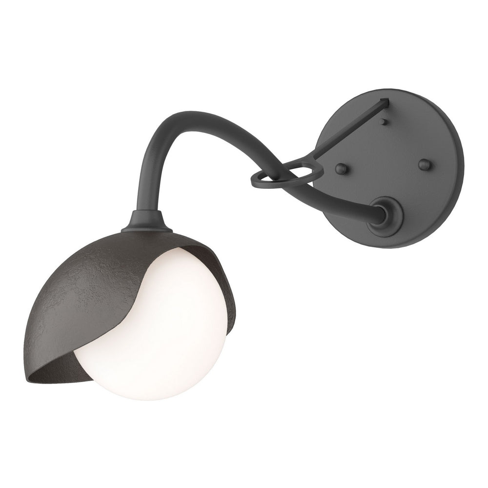 Hubbardton Forge - One Light Wall Sconce - Brooklyn - Black- Union Lighting Luminaires Decor