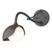 Hubbardton Forge - One Light Wall Sconce - Brooklyn - Black- Union Lighting Luminaires Decor