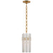Visual Comfort Signature Canada - One Light Pendant - Bonnington - Hand-Rubbed Antique Brass- Union Lighting Luminaires Decor