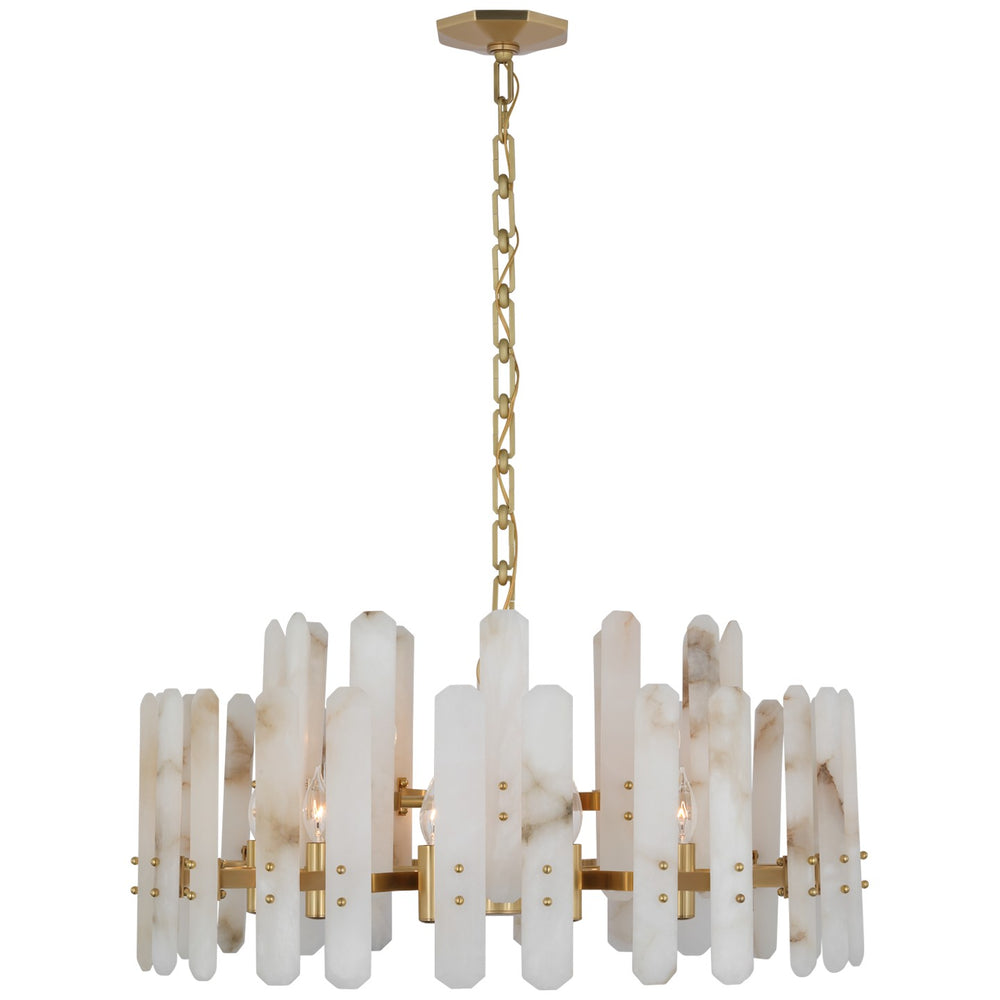 Visual Comfort Signature Canada - 18 Light Chandelier - Bonnington - Hand-Rubbed Antique Brass- Union Lighting Luminaires Decor