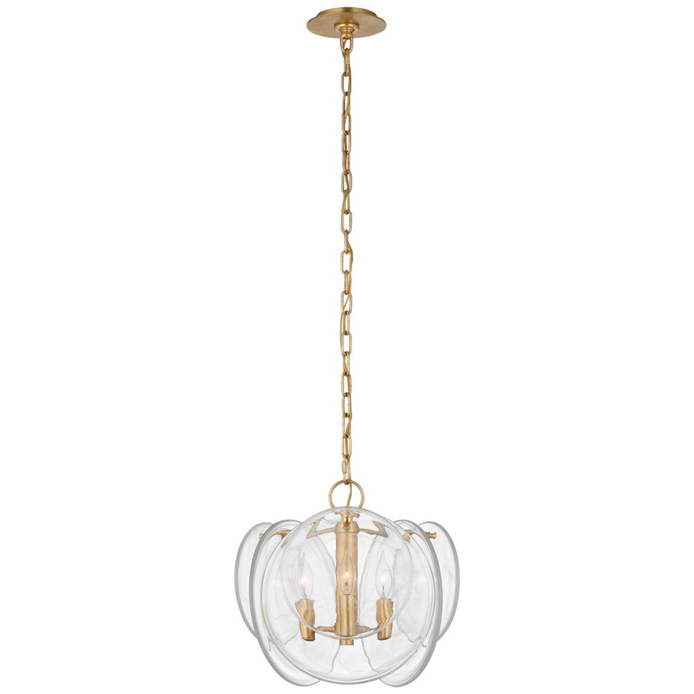 Visual Comfort Signature Canada - Three Light Chandelier - Loire - Gild- Union Lighting Luminaires Decor