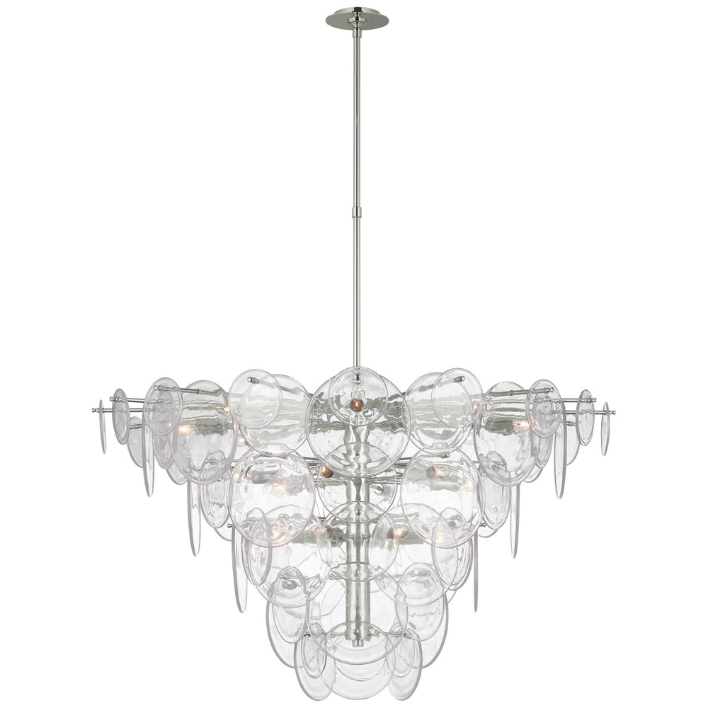 Visual Comfort Signature Canada - LED Chandelier - Loire - Polished Nickel- Union Lighting Luminaires Decor