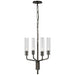Visual Comfort Signature Canada - LED Chandelier - Casoria - Bronze- Union Lighting Luminaires Decor