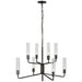 Visual Comfort Signature Canada - LED Chandelier - Casoria - Bronze- Union Lighting Luminaires Decor